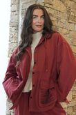Mercer Soft Twill Jacket Sangria /5/5 =